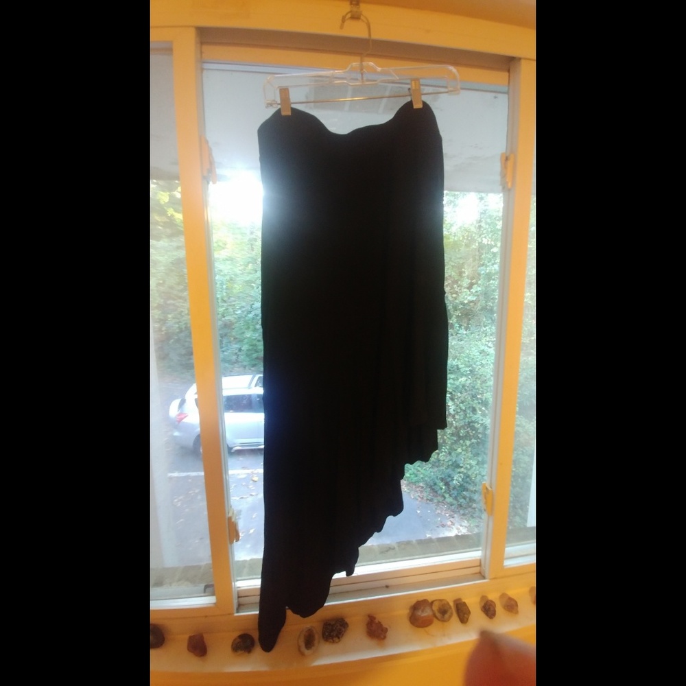Black Asymmetrical Skirt